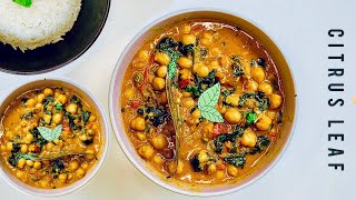 Quick and Easy Spinach amp Chickpea Curry with Coconut Milk  CitrusLeaf 🍋 [upl. by Betteann]