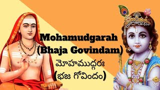 Bhaja Govindam Telugu Lyrics And Meaning  Shankaracharya [upl. by Sayer]