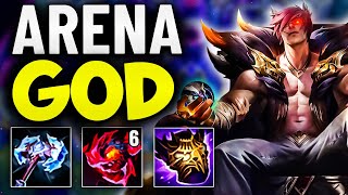 Sett but I go from Losing to HIGHROLLING  LOL Arena Gameplay [upl. by Akoek]