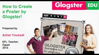 How to create a Poster by Glogster [upl. by Garrek]