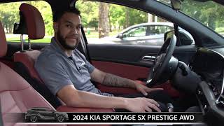 2024 Sportage SX Prestige INTERIOR Autoworld Kia East Meadow Hempstead Levittown Garden City Nassau [upl. by Allimak978]