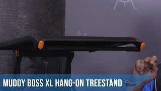 Muddy Boss XL HangOn Treestand  LancasterArcherycom Product Video [upl. by Aninaj]