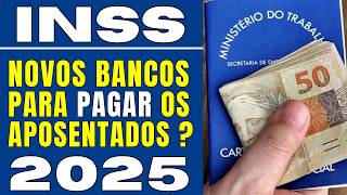 INSS DEFINE NOVOS BANCOS ATRAVÉS DE LEILÃO PARA APOSENTADOS E PENSIONISTAS RECEBEREM SEU DINHEIRO [upl. by Thurlough]