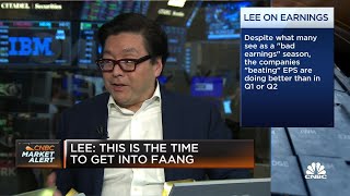 Fundstrats Tom Lee This is the time to get into FAANG [upl. by Bollen]