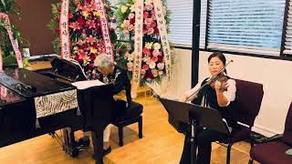 Duet Pianist • EunSil ShinHan  Violinist • KyoungSun Esther Min  Why Gods Wondrous Grace 3 [upl. by Eneladgam396]