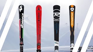 SKITEST RaceCarver  ATOMIC Redster G9  NORDICA Dobermann GSR  ROSSIGNOL Hero Master M21 [upl. by Adnorahs]