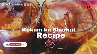 Kokum ka Sharbat recipeRamdan iftar special Drink Healthy juice RecipeKokum Syrup Recipe video [upl. by Morrie]