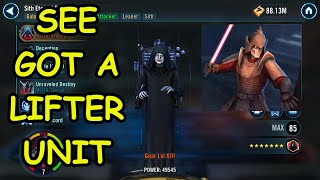 Darth Bane is Coming to SWGOH  Is He Sith Eternals Lifter [upl. by Artap980]