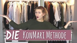 KONMARI METHODE  Kleiderschrank ausmisten und neu organisieren  Marie Kondo [upl. by Alicec]