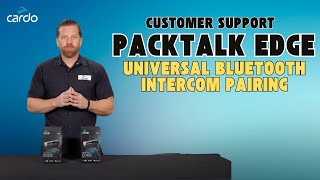 Packtalk Edge Universal Bluetooth Intercom Pairing Customer Support Edition [upl. by Luci]