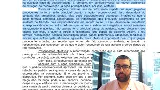 Reconvenção Noções gerais e conexão como requisito [upl. by Abana]