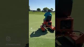 Aerification  Verticutting at Foxland Course [upl. by Nonnahs597]