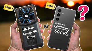 Samsung Galaxy S24 FE VS Ulefone Armor 28 Ultra Thermal  Best flagship android phones in 2024 [upl. by Yelknirb]