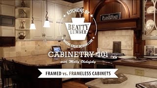 7  Cabinetry 101 Framed vs Frameless Cabinets [upl. by Ieppet]