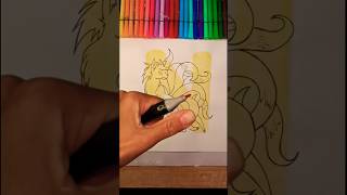 Drawing LETTER quotNquot  NINETALES 💛🔥 ✨151✨ NEXT LETTER quotOquot  shorts pokemon ninetales art drawing [upl. by Jeffery]