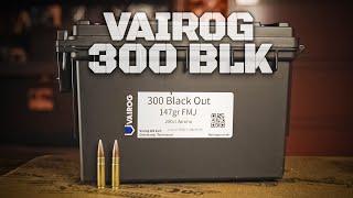 Vairog 300 Blackout 147 Grain FMJ Ammo Review [upl. by Assirolc810]