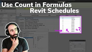 Use quotCountquot in Revit Schedule Formula Tutorial [upl. by Olen605]