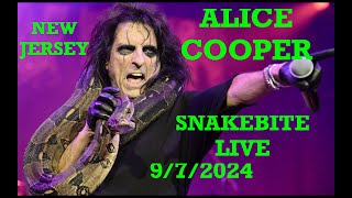 ALICE COOPER quotSNAKEBITEquot PNC Bank Arts Center Holmdel NJ September 7 2024 [upl. by Kcid203]