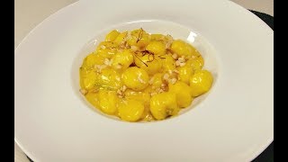 Gnocchi con Gorgonzola Noci e Zafferano [upl. by Avelin420]