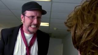 Nostalgia Critic Yells At Hyper Fangirl [upl. by Geno314]