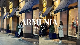 ARMENIA VLOG ✨  E7 budget breakdown evisa declined ice skating in the city packing up [upl. by Ocirederf22]