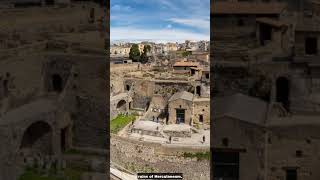 How Herculaneum Is Better Preserved Than Pompeii history trending shorts [upl. by Ahsenet398]