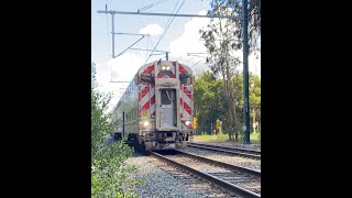 Caltrain Gallery Car northbound on the move [upl. by Goltz899]