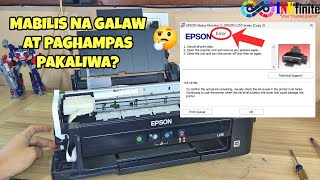 EPSON L120 L121 L210 L220 L360 Uncontrolled Carriage Solution Mabilis na Galaw Pakaliwa  INKfinite [upl. by Phylys]