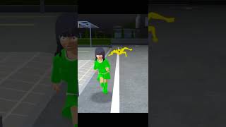 Yellow ghost Vs Mio fight 👹😱sakuraschoolsimulator sakura shorts viralvideo tranding sss [upl. by Ahsitauq]