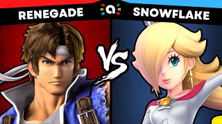 Renegade Richter vs Snowflake Rosalina amp Luma  Instadrop Amiibo Smash Ultimate [upl. by Colet]