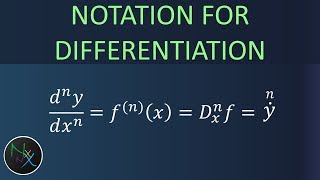 Derivative Notation Explained [upl. by Judon]