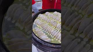 Linyi Pot Stickers streetfood delicious satisfyingvideo [upl. by Dasteel481]