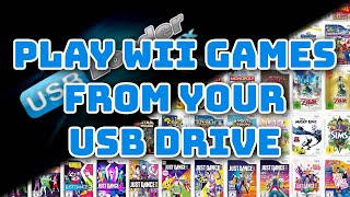 Wii Homebrew USBLoaderGX install and setup  play games from USB [upl. by Aisad716]