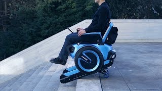 Stair Climbing Wheelchair Conquers Steps [upl. by Moshe]