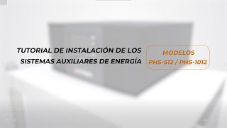 Turorial de instalación Sistema Auxiliar PHS 5121012 [upl. by Eudo]