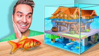 CREO UN ACQUARIO GIGANTE DI MINECRAFT [upl. by Aloiv643]