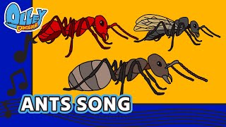 ANTS SONG  Music Video  Olley Dinosaur  Learn Sing Explore  Educational Kids Songs [upl. by Robby765]