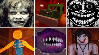 DOORS SUPER HARD MODE  All Jumpscares  New Monsters Roblox Showcase [upl. by Einimod]