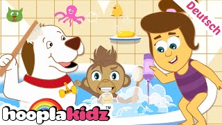 Badelied für Kinder🛁 Schaumbad Zeit  Kinderlieder auf Deutsch  HooplaKidzDeutsch [upl. by Boykins580]