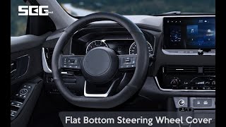 SEG Direct Flat Bottom Steering Wheel Cover [upl. by Salome745]