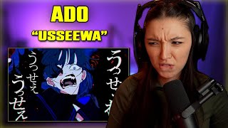 【Ado】Usseewa うっせぇわ  FIRST TIME REACTION [upl. by Ebbarta]