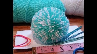 4inch pompom using folded paper [upl. by Burg342]