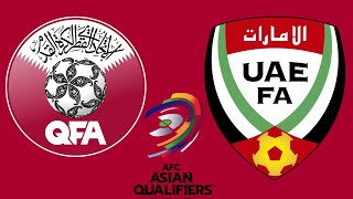 PRONÓSTICO QATAR VS EAU  CLASIFICACION AL MUNDIAL 2026 ZONA ASIA [upl. by Jacobah]