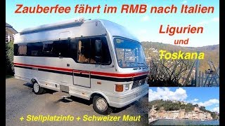 Reisebericht Italien Ligurien Toskana mit Wohnmobil und Hund [upl. by Ahtaela]