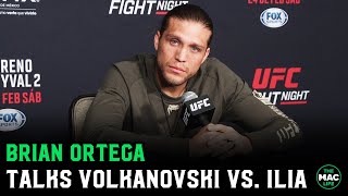 Brian Ortega on Volkanovski vs Topuria quotIt didnt seem like the same Volkquot [upl. by Arita]