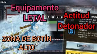 cual es la zona de botín de nivel alto codm  actitud de operador Detonador  call of duty mobile [upl. by Murrell]