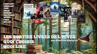 Les parutions de lhiver Plus de 90 livres à découvrir [upl. by Booma]