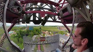 Movieland Park Hollywood Tower 360° VR POV Onride [upl. by Karas]