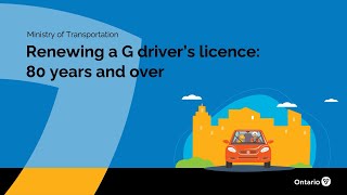 Ontario senior driver’s licence renewal educational video [upl. by Kurys939]