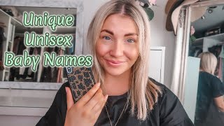 BRAND NEW UNISEX BABY NAMES 2020  UNIQUE BOY AND GIRL NAMES  ellie polly [upl. by Bonnes]